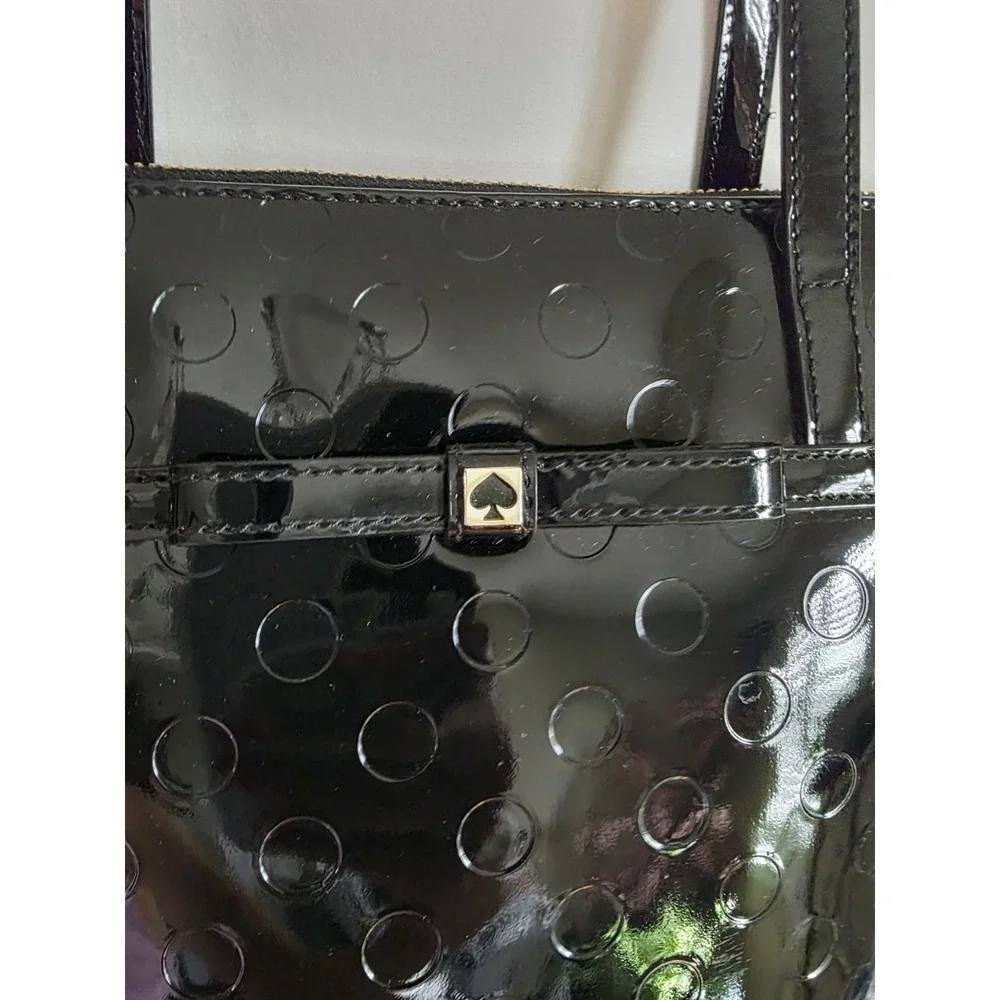 Kate Spade New York Women's Black Patent Leather Jeralyn Tote (Camellia 2014)